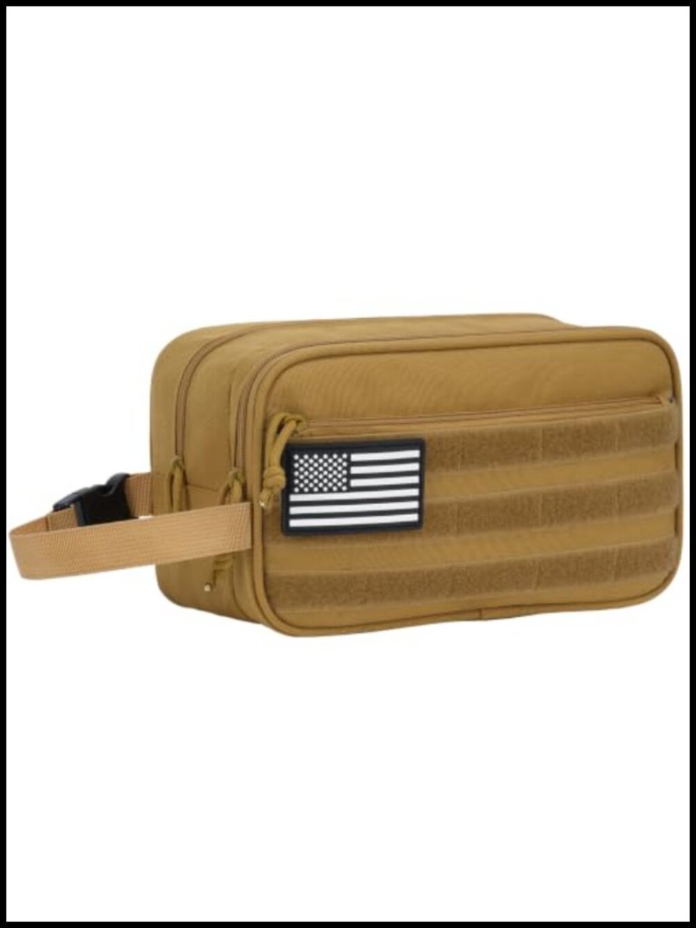 Tactical Toiletry Bag Men 900D Water-Resistant Military Travel Organizer